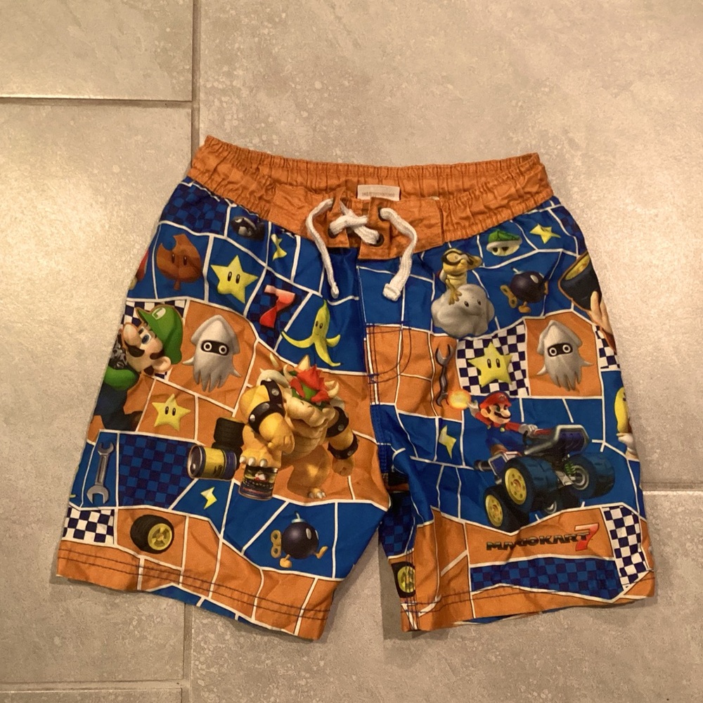 Nintendo Orange Swim Shorts